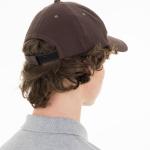 Бейсболка тёмно-коричневая оптом | базовая кепка унисекс (dark brown)