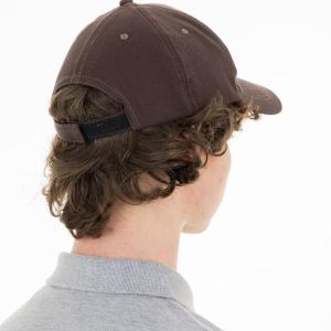 Бейсболка тёмно-коричневая оптом | базовая кепка унисекс (dark brown)