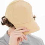 Бейсболка Беживий оптом | унисекс, регулируемая