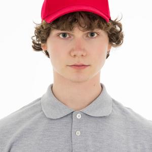 Бейсболка малиновый оптом | унисекс, регулируемая