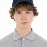 Бейсболка тёмно-синяя оптом | базовая кепка унисекс (navy / dark blue)