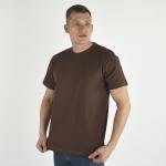 Футболка мужская оптом 160 гр Темно-коричновый