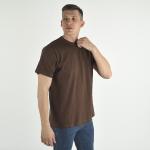 Футболка мужская оптом 160 гр Темно-коричновый