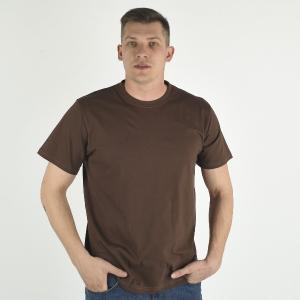 Футболка мужская оптом 160 гр Темно-коричновый