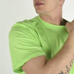 Футболка мужская оптом 160 гр салатовая