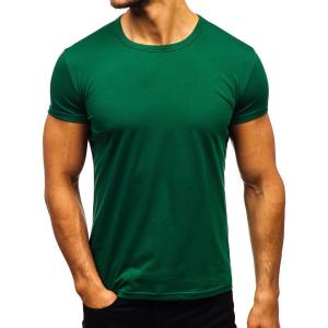 Футболка мужская оптом 160 гр зеленая