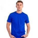 Футболка мужская оптом 160 гр синяя