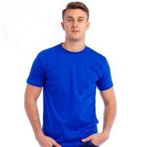 Футболка мужская оптом 160 гр синяя